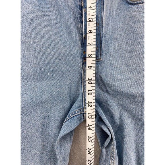 Topman Shorts Mens Sz 28 Slim Cut Off Denim Shorts Raw Hem Pockets Button Fly‎ - Picture 7 of 11